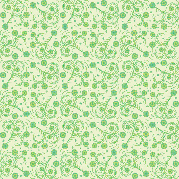 nahtloses pattern _ green _ nov1 - Vektor, Bild