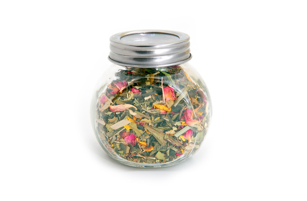 белый чай с фруктовыми и сухими цветочными добавками
 - Фото, изображение