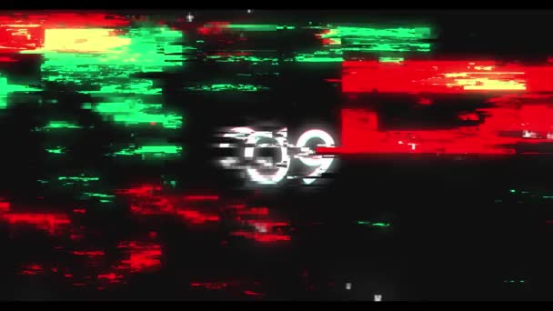 Glitch superposition distorsion écran séquences - Séquence, vidéo