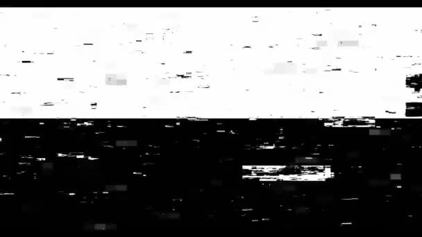 Imágenes de pantalla de distorsión de superposición de fallos - Metraje, vídeo