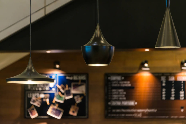 Modern ceiling lamp interior lighting bulbs decoration contemporary - Φωτογραφία, εικόνα