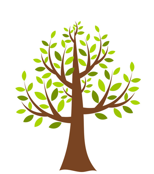 Tree illustration - Vektor, kép