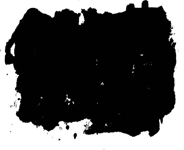 Ink stain. Black Paint Spot . - Vector, Image