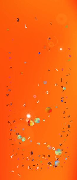 Colorful abstract ultra wide space background  - Wektor, obraz