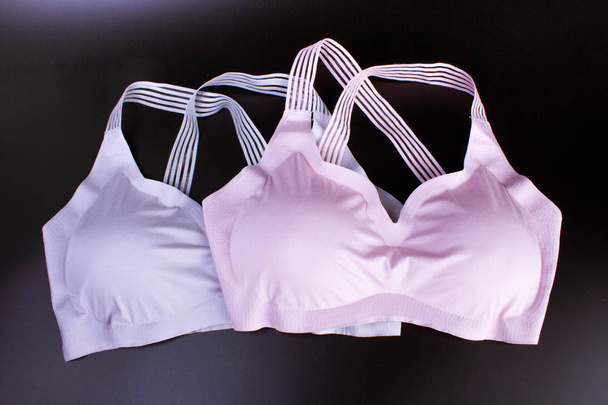 sports bras pink and gray - Fotó, kép
