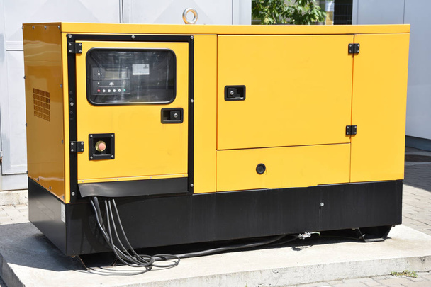 Pomocné Diesel generátor pro nouzové elektrické energie - Fotografie, Obrázek