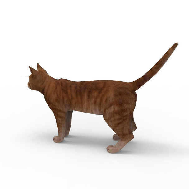 illustration de chat. rendu 3d du chat créé à l'aide d'un outil de mixage
 - Photo, image