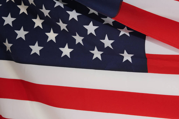 7月4日の記念日のアメリカ(アメリカ)の旗、独立 - 写真・画像