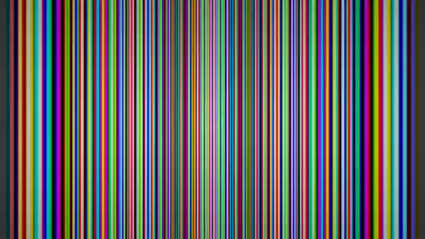 Bandes verticales multicolores mobiles
 - Séquence, vidéo
