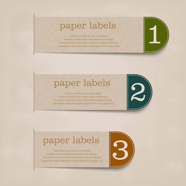 paper label - Vector, Image