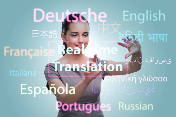 Conceito de tradução on-line de língua estrangeira
 - Foto, Imagem