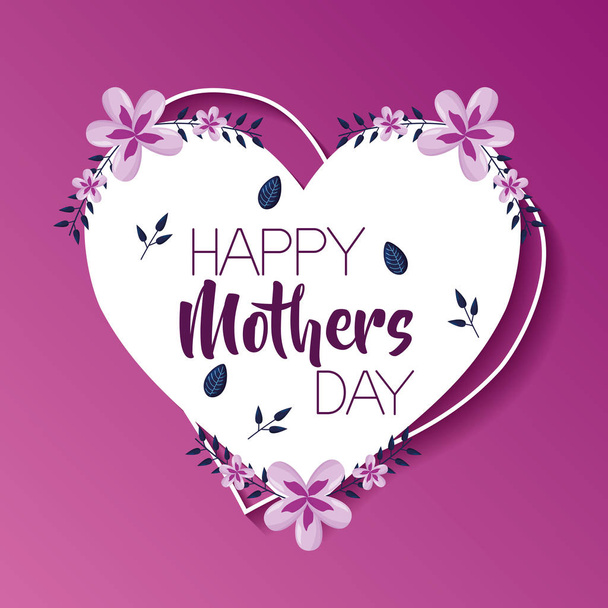 mothers day flowers - Vector, Image
