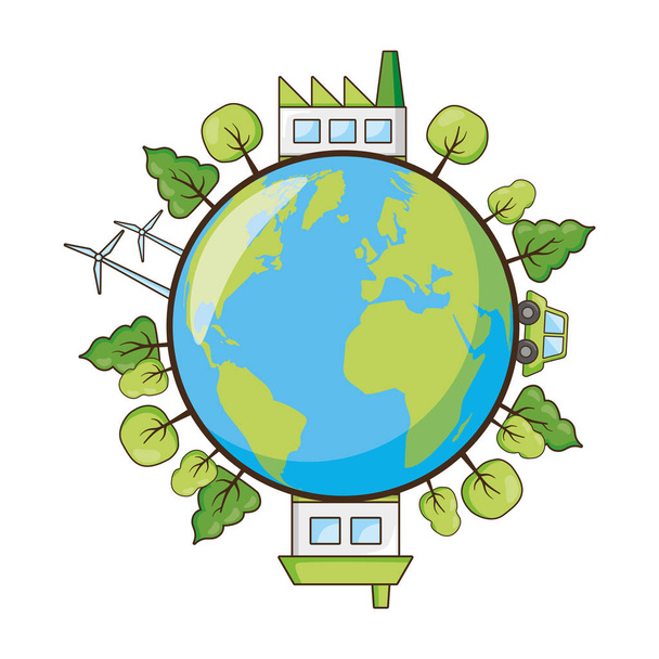 earth day card - Vector, Image