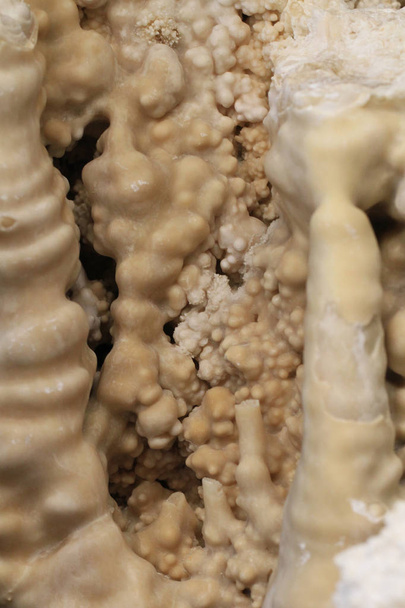 calcite stalactite mineral texture - Photo, Image