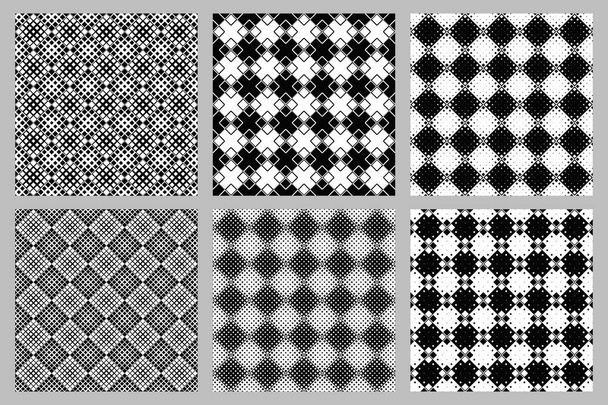 Διαγώνιο τετράγωνο μοτίβο φόντου Set - Διάνυσμα, εικόνα