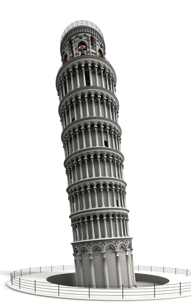 Pisai ferde torony 3 - Fotó, kép