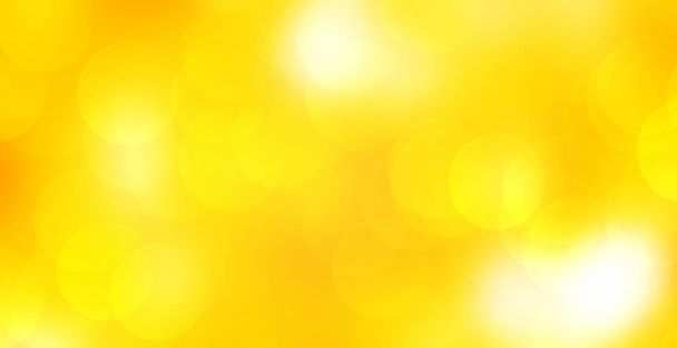 abstraktní rozostření zářící žluté barevné panoramatické pozadí s dvojitou expozicí bokeh Light pro šťastný nový rok a veselý vánoční svátek festival návrh prvků - Fotografie, Obrázek