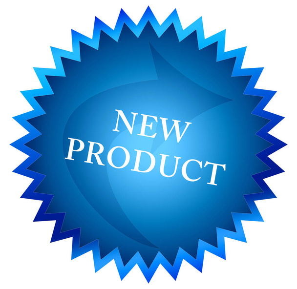 new product web Sticker Button - Foto, Bild