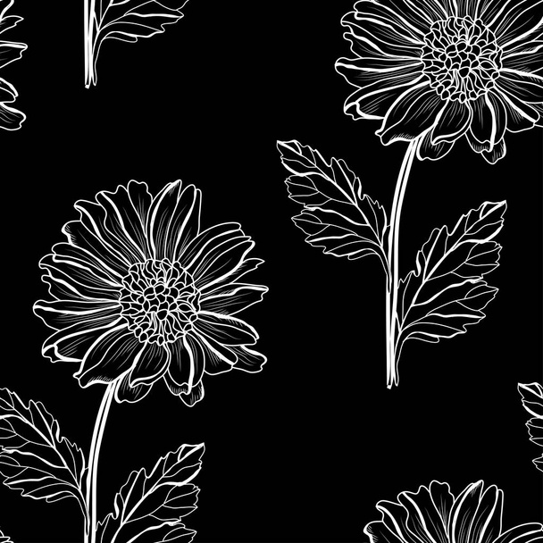 floral seamless pattern - Wektor, obraz