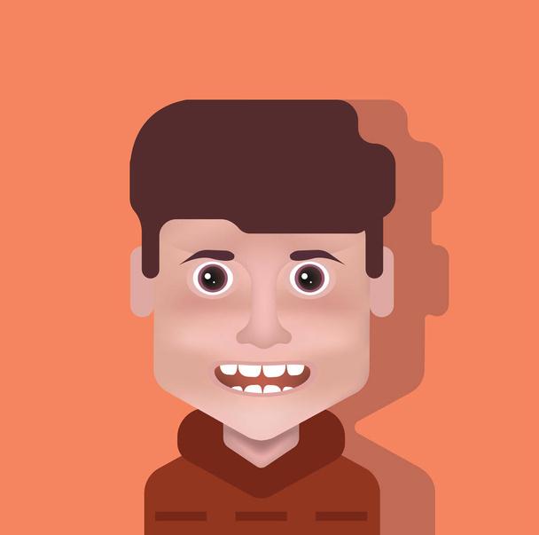 Male avatar. Vector illustration - Vector, Image