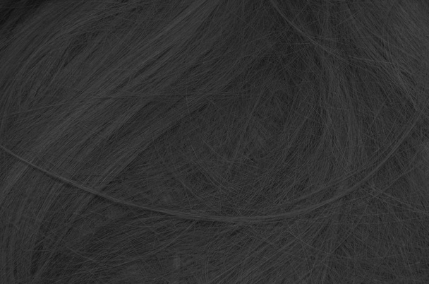 24siyah ve beyaz saç doku arka plan - Fotoğraf, Görsel