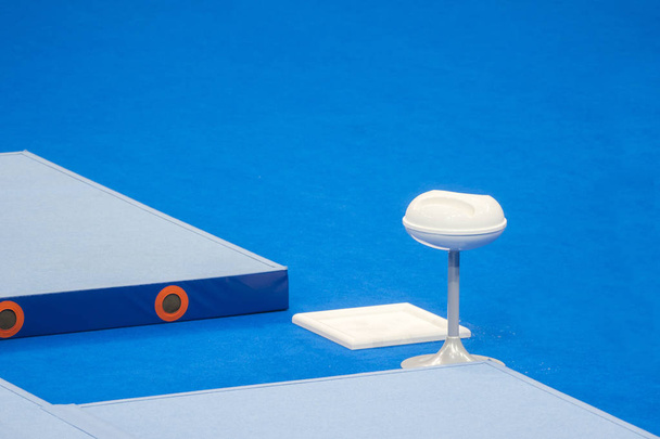 Gymnastic equipment in a gymnastic arena - Photo, Image