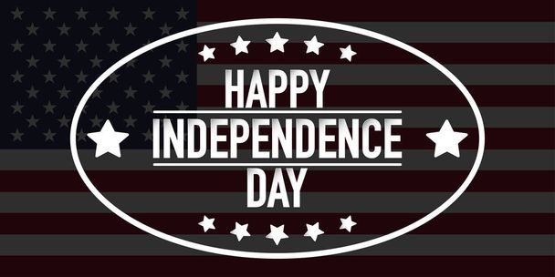 4th of july Independence Day banner vector - Vector, Image