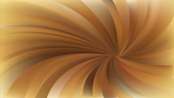 Abstract Brown Radial Spiral Rays background Vector Beautiful elegant Illustration graphic art design - Photo, Image