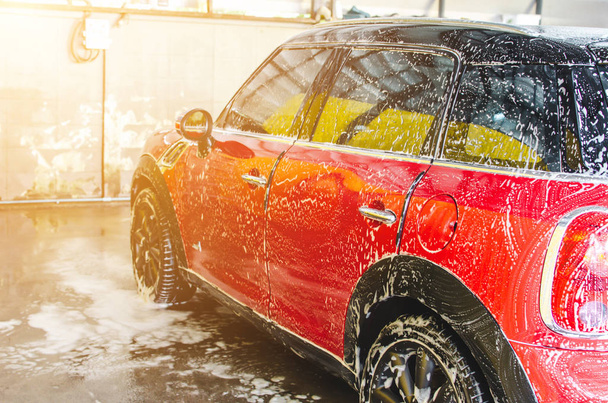 car wash bubbles - Foto, Imagem