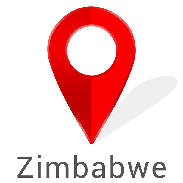 ετικέτα web αυτοκόλλητο Ζιμπάμπουε - Φωτογραφία, εικόνα