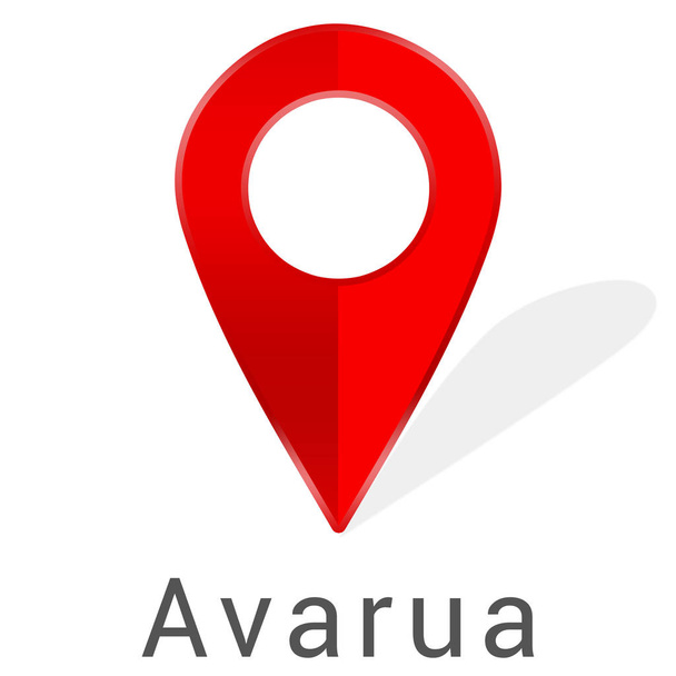 web Etikett Aufkleber Avarua - Foto, Bild