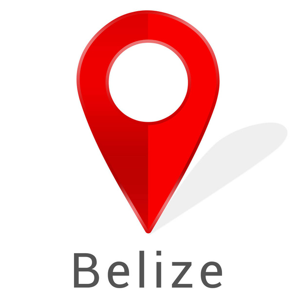 web Etiket Sticker Belize - Fotoğraf, Görsel