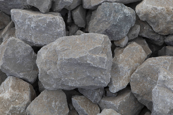 Piedra triturada materiales de construcción. Piedra triturada textura respaldo
 - Foto, Imagen