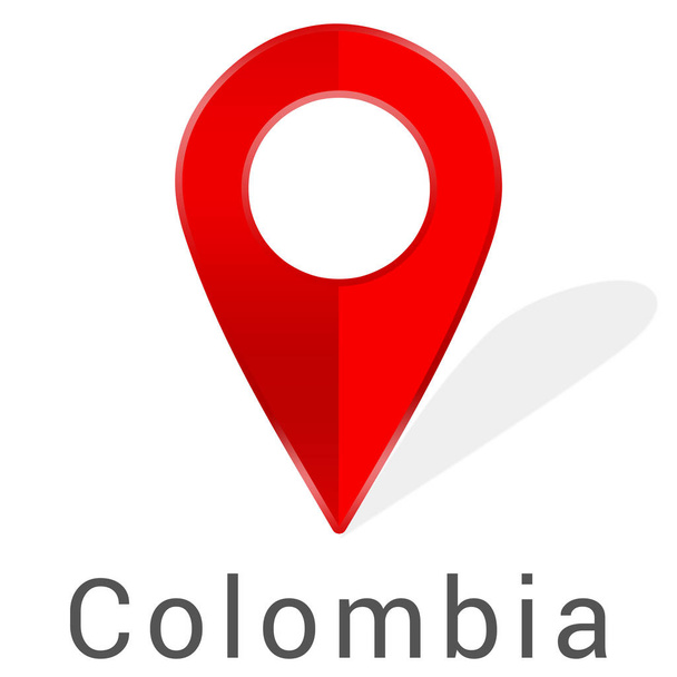 веб этикетка Наклейка Колумбия - Фото, изображение