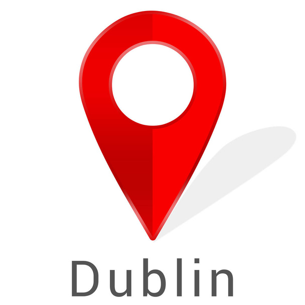 étiquette web autocollant Dublin - Photo, image