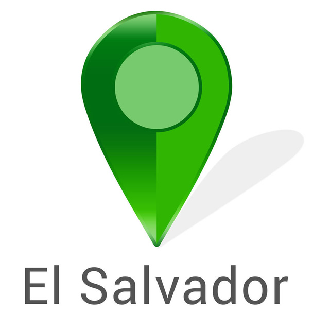 web Label Sticker El Salvador - Photo, Image