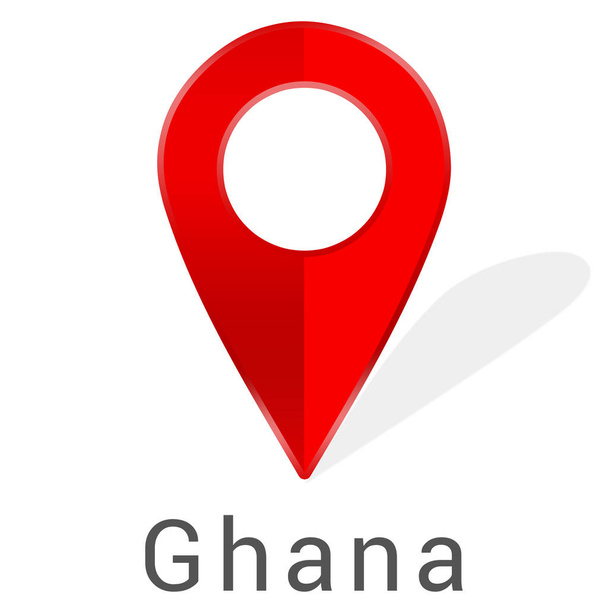 веб-лейбл наклейка Гана - Фото, изображение