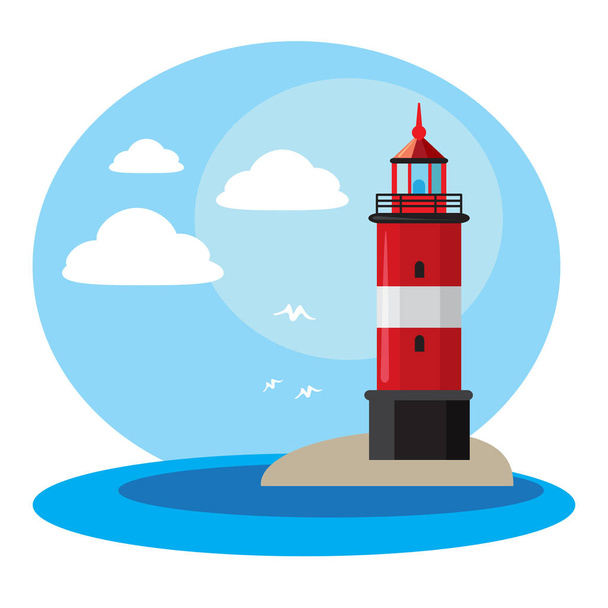 lighthouse-14 - Vector, Image