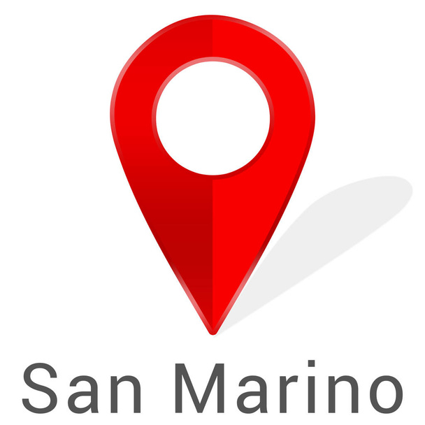 web Label Aufkleber San Marino - Foto, Bild