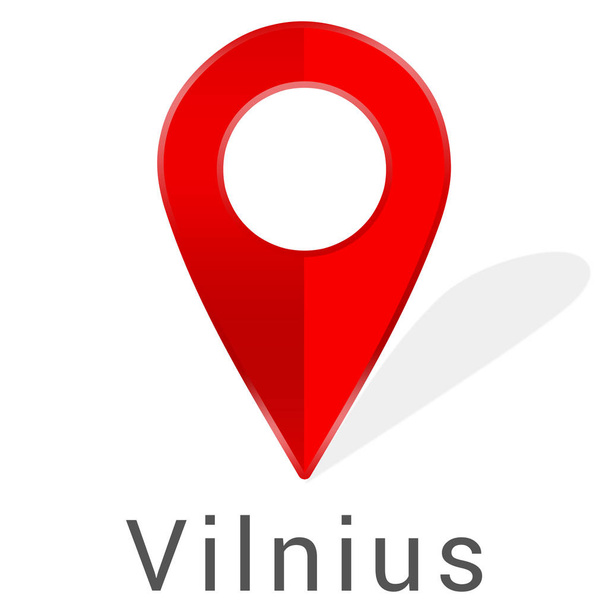 web Label Sticker Vilnius - Photo, Image