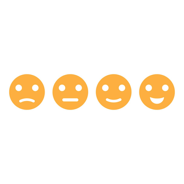 Set di emoticon vettoriale icona illustrazione
  - Vettoriali, immagini