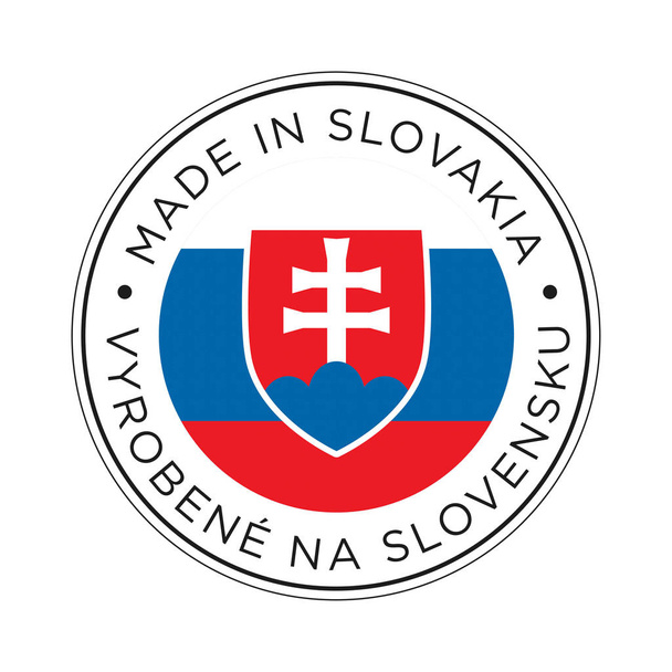 Szlovákiában a zászló ikon.  - Vektor, kép