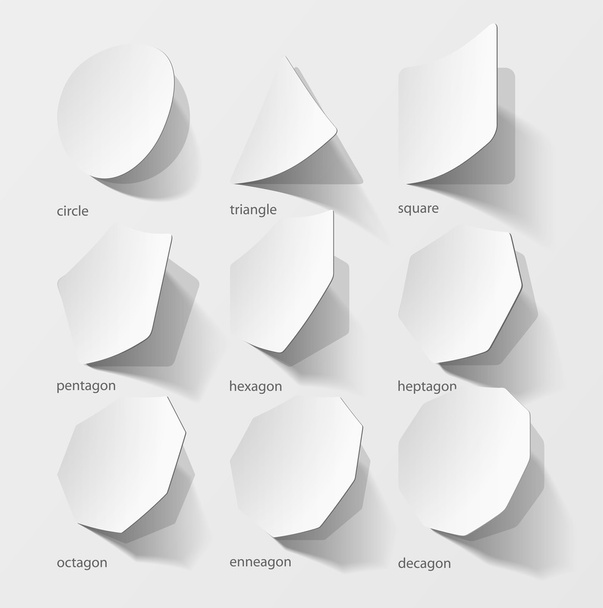 geometrických tvarů - Vektor, obrázek