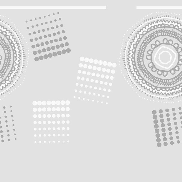 artistic abstract seamless pattern, vector illustration  - Vektor, Bild