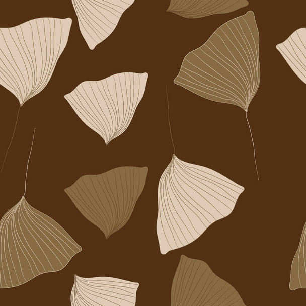 Seamless abstract pattern with tender flower petals - Vektor, kép
