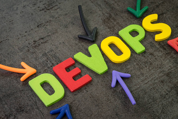 Devops for software continuous operations and development or pro - Foto, imagen