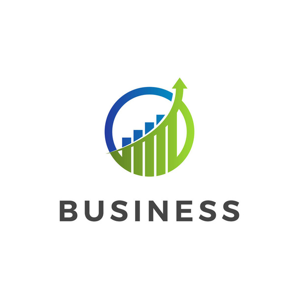 Logo de Modern Finance Business innovación creativa icono de crecimiento rápido para Finance Business con aspecto de gama alta
 - Vector, imagen