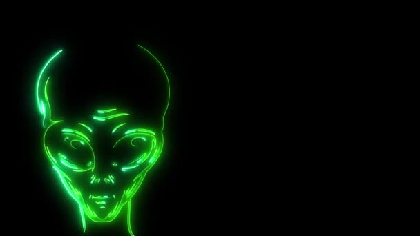 Mimozemská animace, mimozemšťan s UFO - Záběry, video