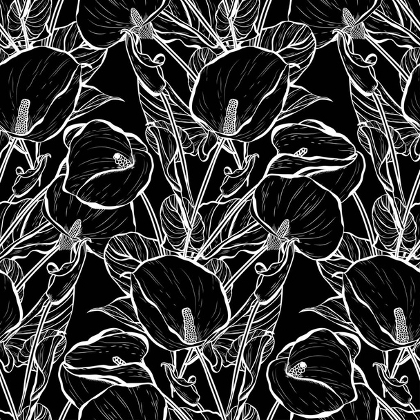 floral seamless pattern - Vecteur, image