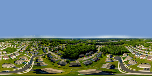 Aerial spherical panorama Newark Delaware USA - Photo, Image